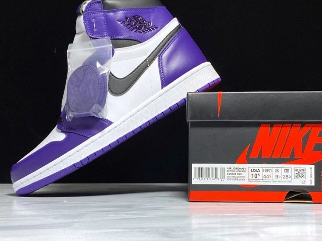 Purple 1 OG High Court Jordan Air 555088-500 0819